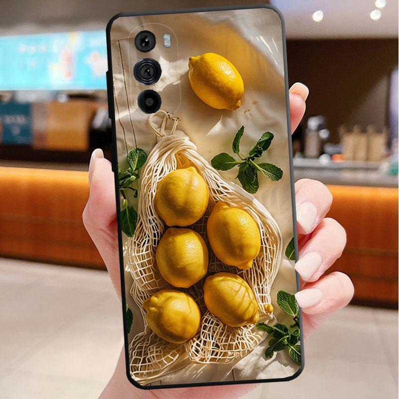 Летний Фруктовый Лимонный Чехол Для Телефона Для Motorola Edge 50 40 Pro 60 50 40 30 Ultra Neo Fusion Moto G Play G Stylus G Power G 2025