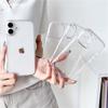 Роскошный прозрачный силиконовый противоударный акриловый чехол для iPhone 16 15 14 13 12 11 Pro XS Max X XR 7 8 16 Plus SE Bumper Clear Hard Protection Cover