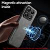 KEYSION Luxury Retro Leather Case for Xiaomi 14T Pro 5G 14T 5G Soft Silicone+PC Shockproof Phone Back Cover for Redmi K70 Ultra