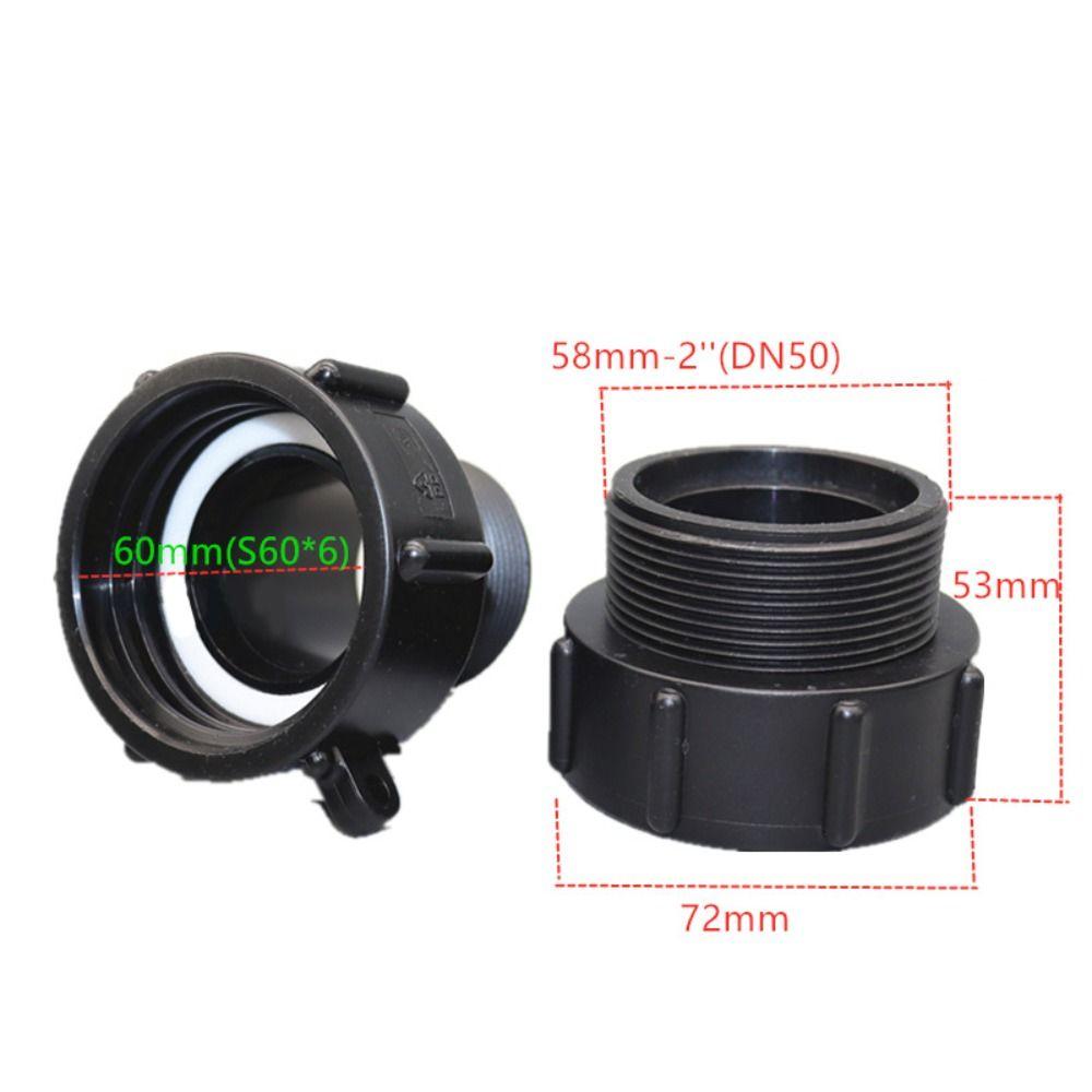 Пластиковый соединитель для тонны барреля IBC Разъем для шланга IBC Новый адаптер для бака IBC Тоннай баррель