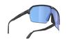 Rudy Project Spinshield Air Sports Black Sunglasses, Matte/Multi-Laser Blue, SP843906-0003
