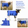 Double-Breasted Buckles Calf Warm Clothes Reflective Stripe Cow Warm Clothes Calf Warm Coat  Calves