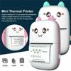 Portable Mini Thermal Printer Photo Pocket Photo Printer Phone Wireless Printing With  1Roll Paper