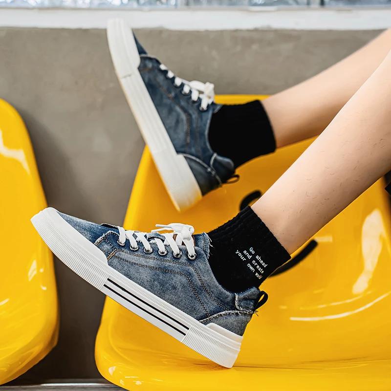 Мода 2025 Ковбойские мужские вулканизированные туфли Большой размер 48 Обувь для скейтборда Мужские низкие удобные повседневные туфли для мужчин Кроссовки Летние эспадрильи