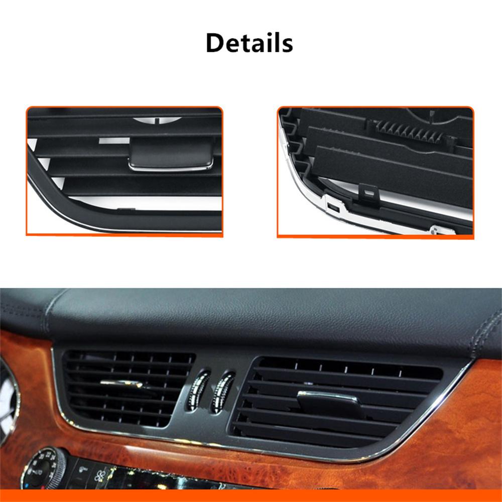 Передняя центральная панель приборной панели, вентиляционное отверстие кондиционера, панель управления, решетка, рамка для Benz