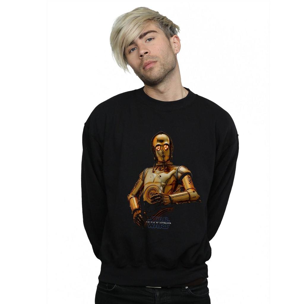 Star Wars Mens The Rise Of Skywalker C-3PO Pose Sweatshirt