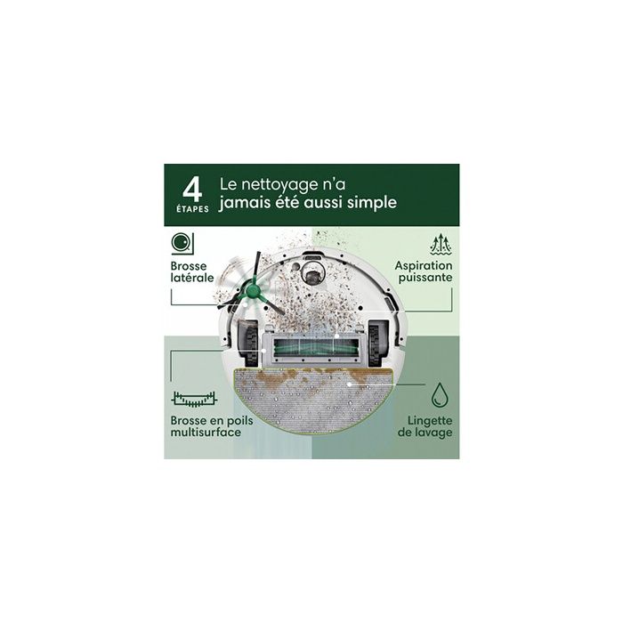 Робот-пылесос Irobot ROOMBA 105 COMBO РОБОТ + Док-станция AutoEmpty Белый