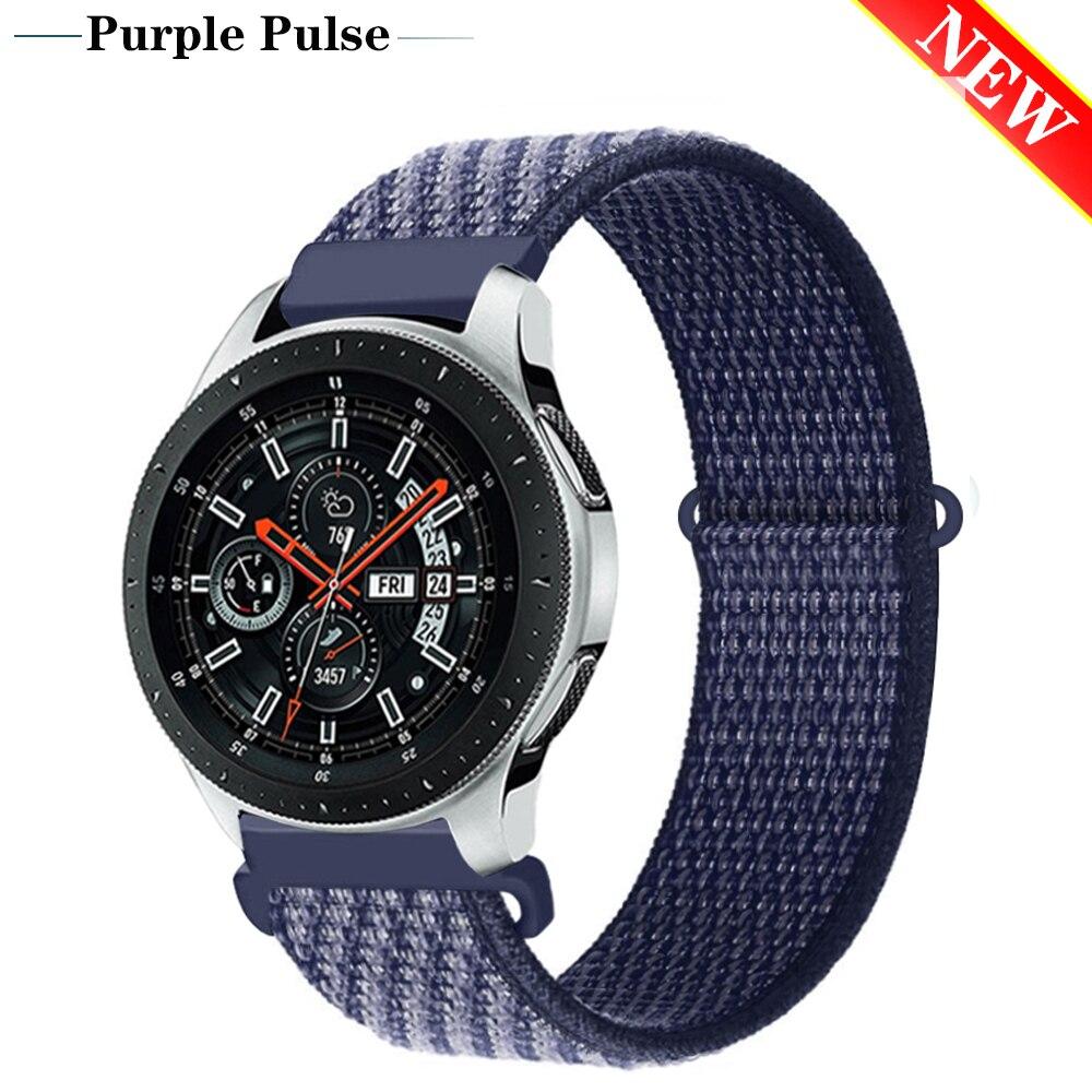 Ремешок 20/22 мм для Galaxy Watch 3/46/42 мм / активный 2 ремешка Samsung Gear S3 Frontier Sport нейлоновый браслет Huawei watch GT 2 41 45 мм
