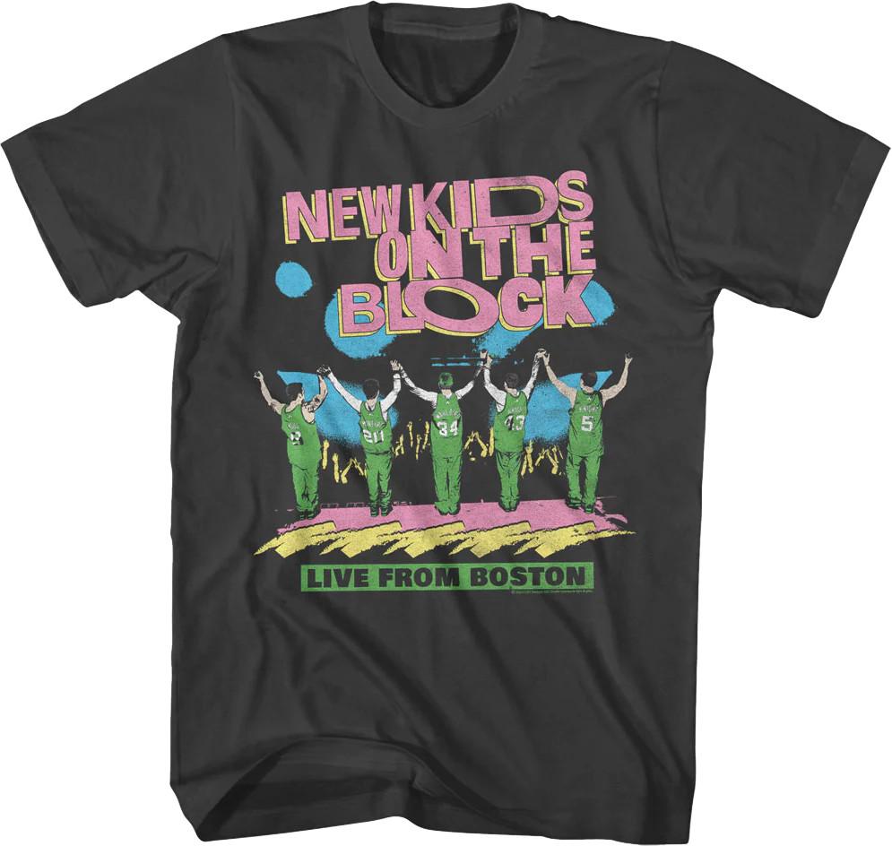 New Live From Boston New Kids On The Block S-234XL D873 Unisex T-Shirt