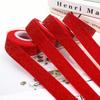 DIY Christmas Decoration Red Ribbon Bow Red Ribbons Holiday Decoration Red Satin