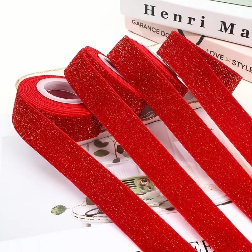 DIY Christmas Decoration Red Ribbon Bow Red Ribbons Holiday Decoration Red Satin