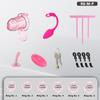 Soft Stretchable Silicone Male Chastity Cage CB Lock Set with 6 Ring Adjustable Waist Strap SM Abstinence Restraint Adult Sextoy