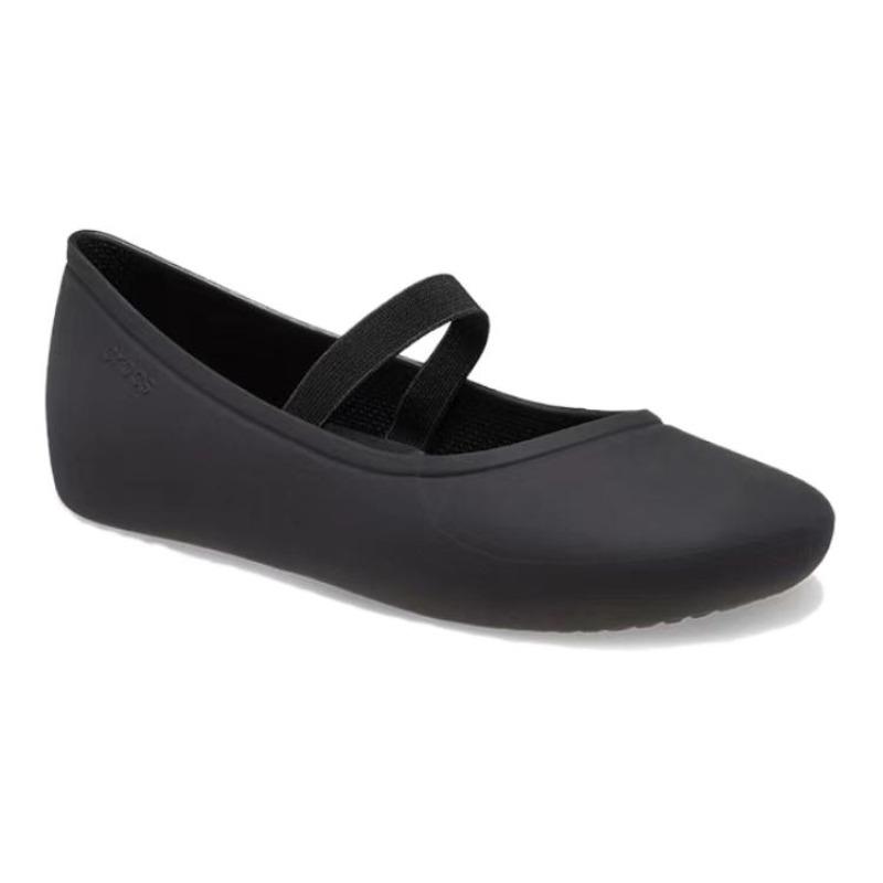 Crocs Удобные легкие повседневные кроссовки с низким верхом для подростков, черные, 209429-001