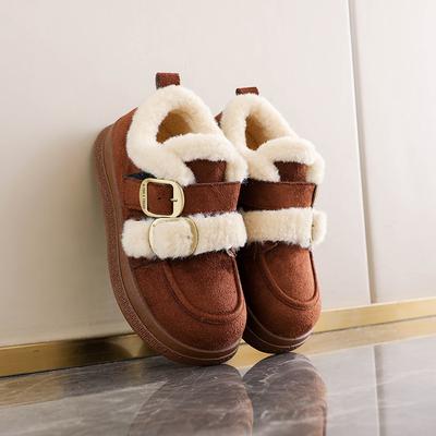 Женские теплые зимние ботинки с толстой подошвой, на платформе, нескользящие, для активного отдыха, тренировок, бега, спортивные хлопковые ботинки, обувь Ле Фу