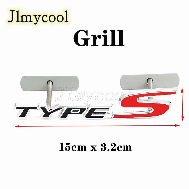 3D Metal Type R Car Sticker Badge Emblem Type S Decal For CIVIC FD2 FA 5 Mugen TypeR Racing Auto Styling Self-adhesivea