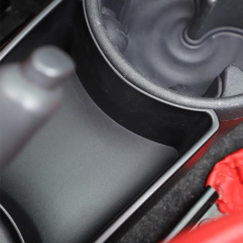 For FIAT For 500 2011-2015 Car Cup Holder Tray Car Storage Box Organizer Tray Interior Accessories