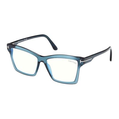 Tom Ford Квадратные Пластиковые Солнцезащитные Очки Женские Очки Синие FT5964B092