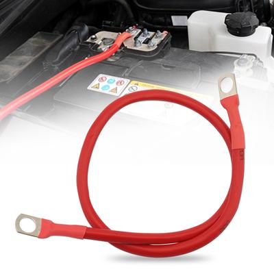 1,64 фута Красные 2 AWG Аккумуляторные кабели Положительные Отрицательные Разъемы для Мотоцикла Автомобиля Лодки с Клеммами Модернизация Жгута Проводки