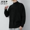 JEEP SPIRIT Men's Mock Neck Knit Sweater