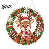 Сверкающая holiday window hanging Рождественская картина из страз Suncatcher Kit DIY Искусственный жемчуг Арт Акриловый набор Поделки для взрослых Начинающий Рождество