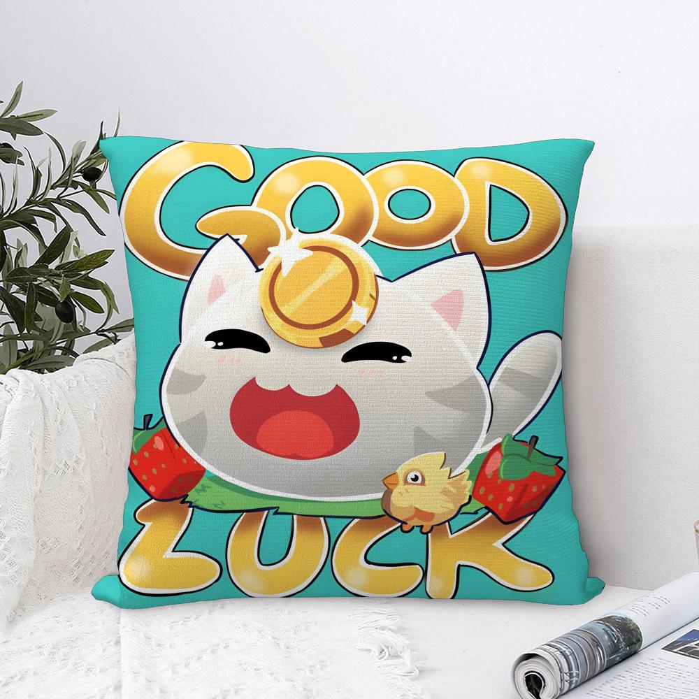 Чехол для подушки игры S-Slime R-Ranchers, Плюшевая ткань, Мягкий чехол для подушки, Двусторонний принт, Чехол для диванной подушки, Чехол для декоративной подушки