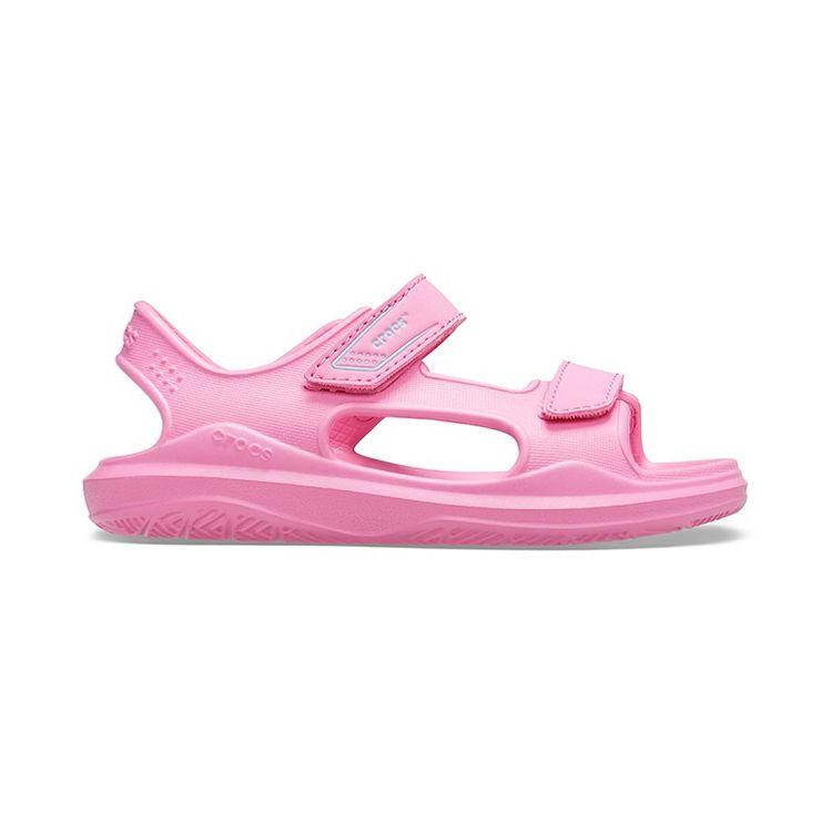 Crocs Детские сандалии для приключений, розовые, 206267-6M3
