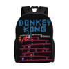 DK Arcade Donkeys Kongs Подростковый Рюкзак Подарок Школа Походы Путешествия Daypack для Мужчин Женщин Колледж Сумка Через Плечо