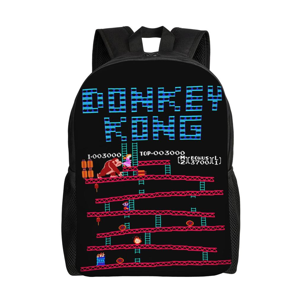 DK Arcade Donkeys Kongs Подростковый Рюкзак Подарок Школа Походы Путешествия Daypack для Мужчин Женщин Колледж Сумка Через Плечо