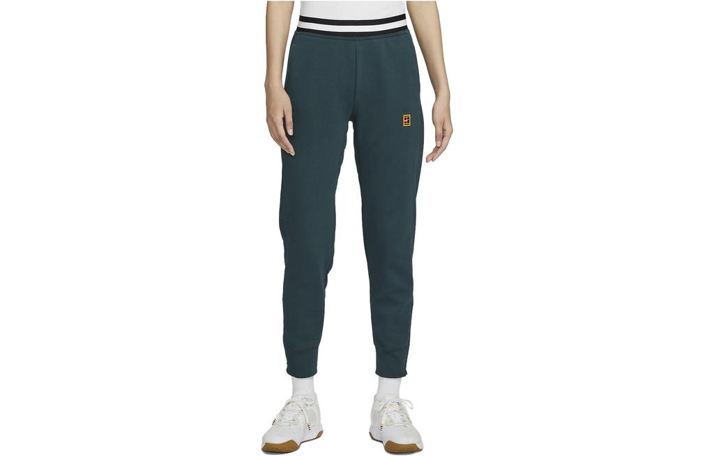 Nike Женские вязаные спортивные штаны темно-зеленые FB4158-328