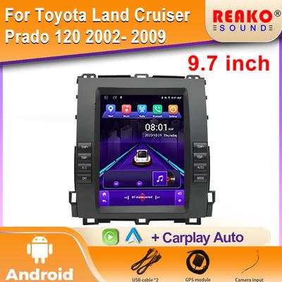 Автомобильное радио Carplay для Toyota Land Cruiser Prado 120 2002- 2009 Навигация GPS Android Auto Stereo Multimedia Player 4G 2din