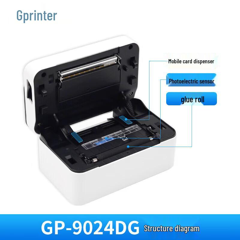 Gprinter GP-9024DG 4G Облачный Термопринтер Этикеток CN вилка (адаптер в комплекте)