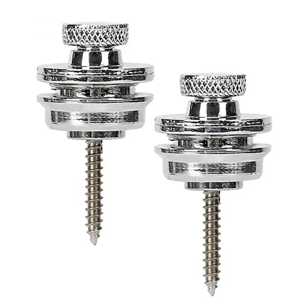 1Pcs Security Locking Guitar Strap Lock Locking End Stud for Acoustic Bass Guitar