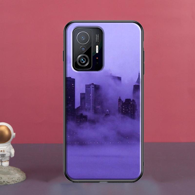 Фиолетовый эстетический чехол для POCO X5 X3 F5 Pro X4 F4 GT M5s C40 F3 для Xiaomi 13 Lite 12 11T 12T Pro 12X