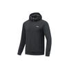 Li-Ning Solid Color Zipper Fleece Hoodie Men Hoodies Black AWDTB33-3