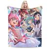 Пуэлла Маги Мадока Магика Аниме Пледы Флисовые С Принтом Многофункциональные Супер Мягкие Пледы для Дома Машины Постельного Белья