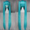 [Milky Time] Hatsune Miku Cosplay Halloween VOCALOID Original Costume with Wig (Outfit, Size L)