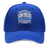 Unisexs and Womens Casual SpringSummer San Diego California Printed Sport Outdoor Baseball Cap Fashi Sandwich Baseball Cap