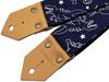 Spice Note Guitar Strap, PP50 Series Dinosaur, Polypropylene Fabric, Denim-Style Print, Made In Japan, Length 820mm-1450mm, Blue, ES-PP50DSPBLU