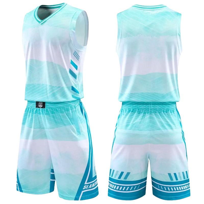 Mens Basketball Jersey Set Quick Dry Sleeveless Sports Uniform Training Competition College Youth