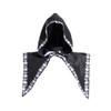 Skull Print Reaper Hooded Cloak Halloween Costume Medieval Punk Witch Outfit
