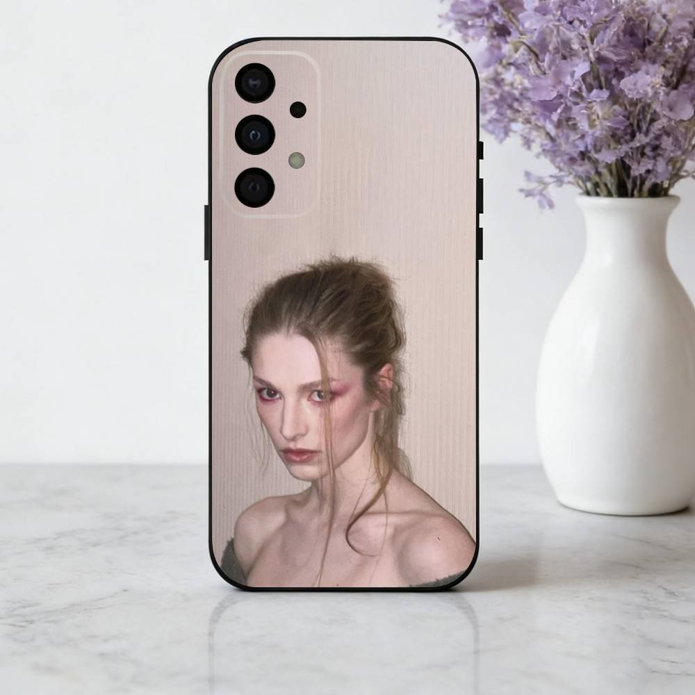 H-Hunter S-Schafer Чехол для телефона с актрисой для Samsung Galaxy A73,A72,A71,A70,A53,A52,A51,Другие Мягкий черный корпус