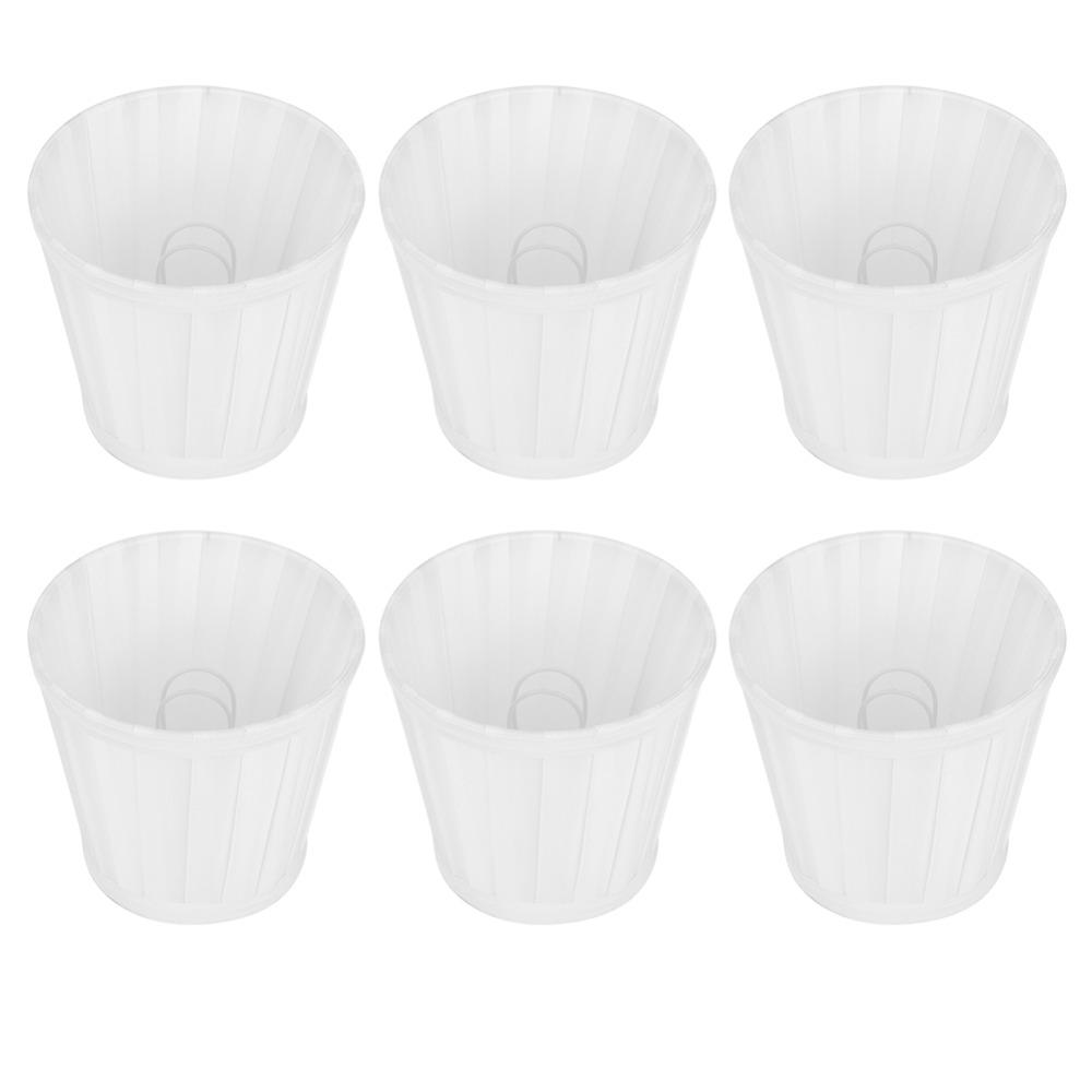 6PCS Barrel Shape Small Replacement Lamp Covers Clip On Pleated Lamp Shade  Ceiling Light