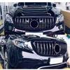 Решетка переднего бампера для Mercedes GLE AMG W166 2016-2019 стиль GTR ABS черная сетчатая решетка крышка радиатора тюнинг аксессуары