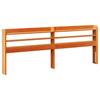 Solid Wood Bed without Mattress Wax Brown 180x200 cm Pine Wood