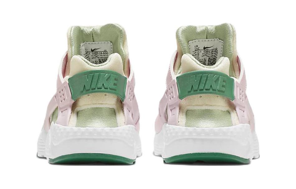Nike Huarache Run SE Wallace Vintage Низкие детские беговые кроссовки Розово-зеленые Для детей от 3 до 7 лет DQ0518-600