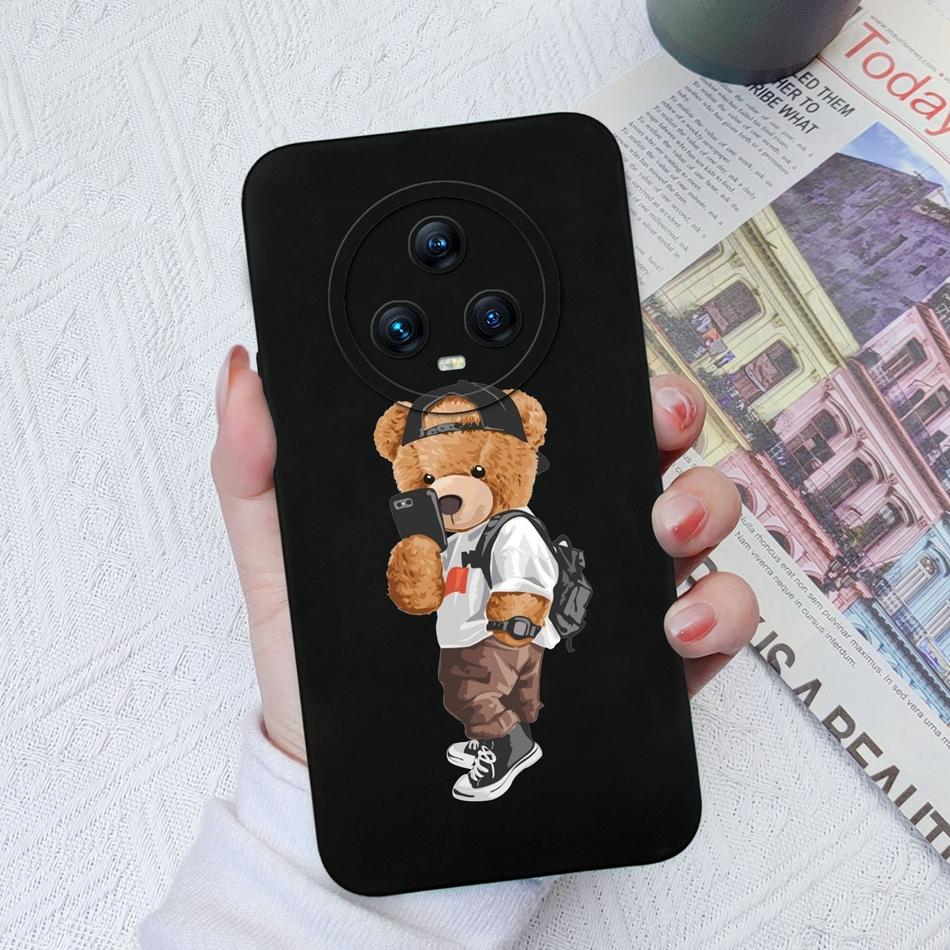 Чехол для телефона Honor Magic 5 Pro Модный Противоударный Жидкий Силикон Защита Камеры Чехол-Ракушка Для Huawei Honor Magic5 Pro