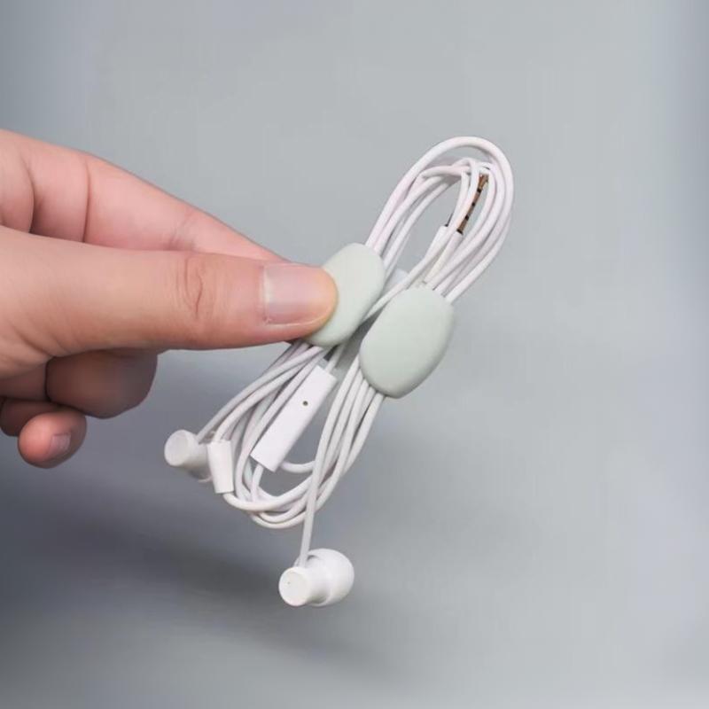 10 шт. Многофункциональный органайзер для кабелей Держатель USB Клипса для управления кабелями Фиксатор шнура Клипсы для проводов наушников, телефона, зарядного устройства
