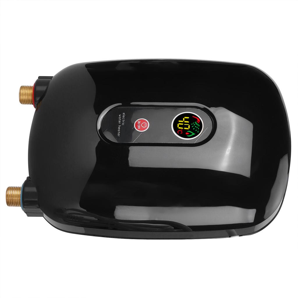 Проточный водонагреватель Мини Электрический безнапорный нагревательный элемент Ванная комната Душ Поставка Черный AU 220 В