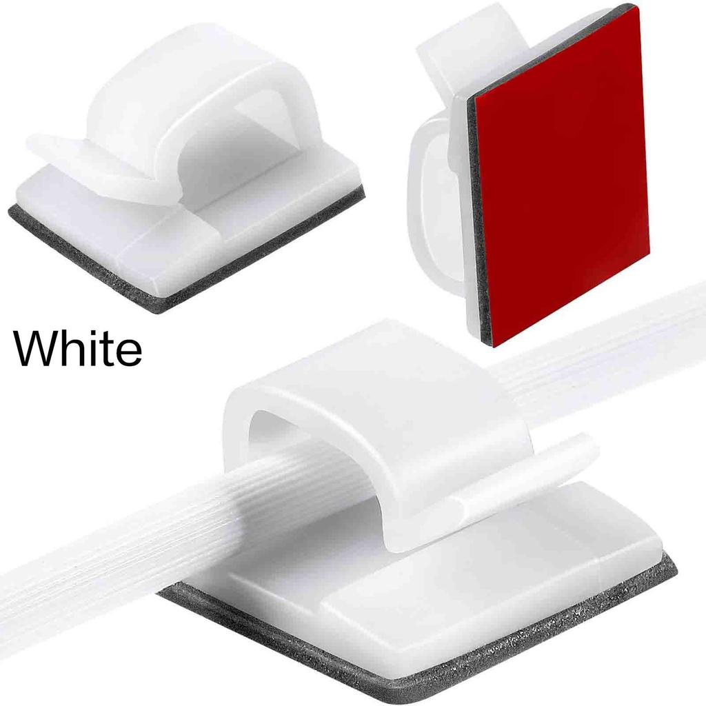 25/50/100 шт. зажимы для кабеля самоклеящиеся органайзер для шнура черный держатель для проводов зажим-органайзер самоклеящиеся автомобильные зажимы для проводов аксессуары