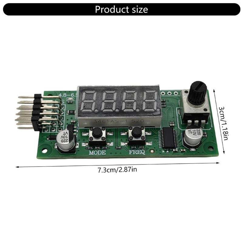 Multifunctional Electronic Motor Speed Regulator With LED Display Model Aircraft Tester Digital Analog Servo Tester
